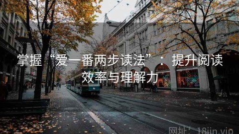 掌握“爱一番两步读法”：提升阅读效率与理解力