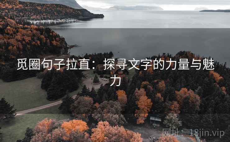 觅圈句子拉直:探寻文字的力量与魅力 觅圈句子拉直:探寻文字的力量与魅力